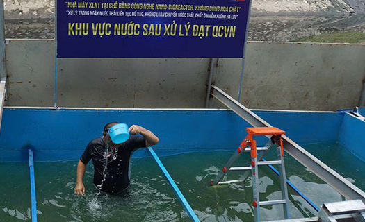 Giám đốc Sở Xây dựng Hà Nội bị phản ứng vụ làm sạch sông Tô Lịch